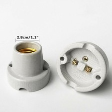 Lamp Socket Holder E27 Declining Ceramic Heat Emitter Reptile Light Base