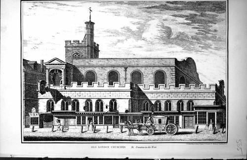 Old antique print london - antique,