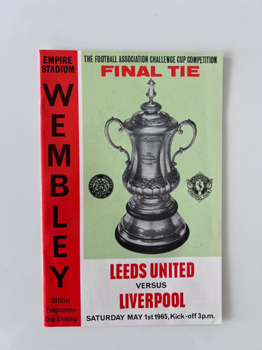 1965 cup final programme - 1965,