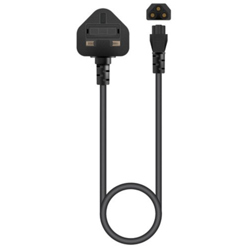 Iec cloverleaf mains lead uk - iec,
