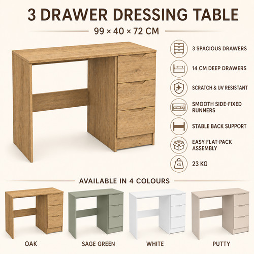 Drawer dressing table - drawer,