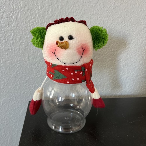 Christmas candy jar with - christmas, lid