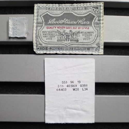 Vintage levi 553 silver tab - levi's,