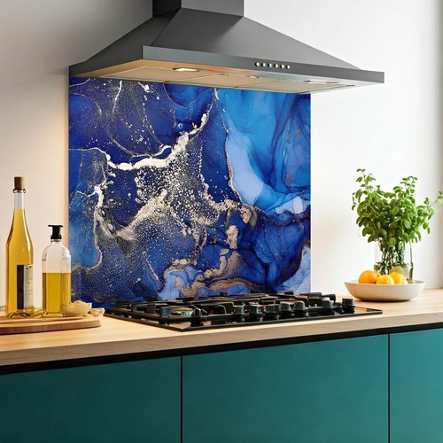 Printed glass kitchen - printed,