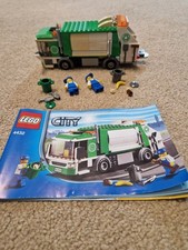 LEGO City 4432 Garbage Truck Set Dustbin Lorry Woth Instructions.