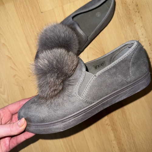 Pom grey slip - grey, on