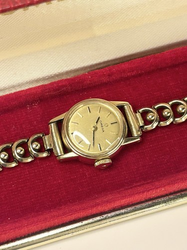 Omega 9ct gold box ladies - omega, *+box*