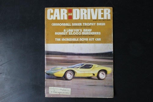 Car and driver march 1973 - and,