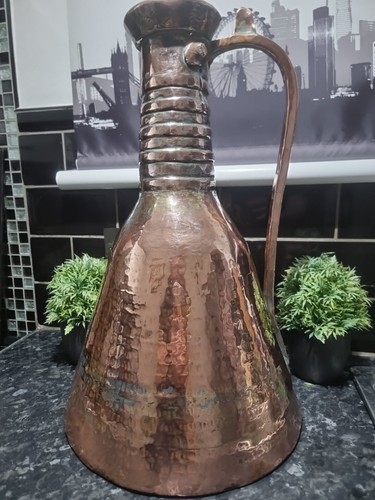 Large hammered copper water - large,