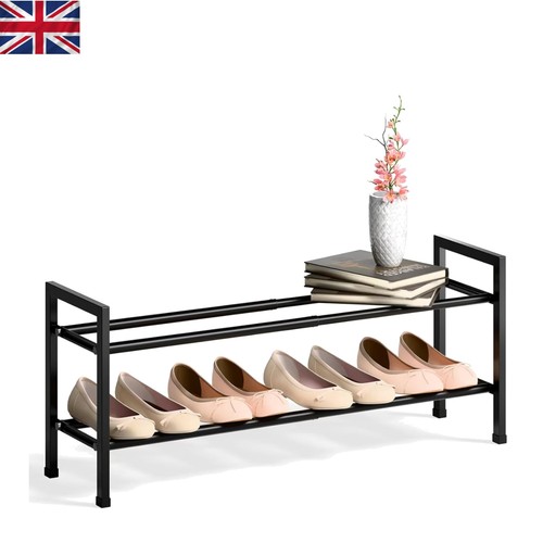 Tier expandable shoe rack - 2-tier,