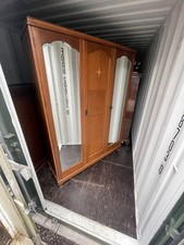 Mahogany inlaid three door - inlaid,