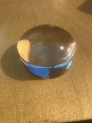 Optical thick lens plano - optical,