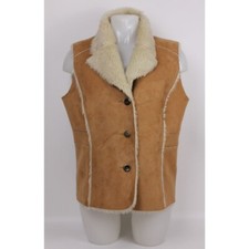 Womens M&S Faux Suede Gilet