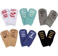 Baby Socks Set with Funny Quotes /Girls/Boys/Gifts for Baby shower