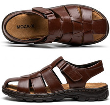 Mens Leather Sandals New