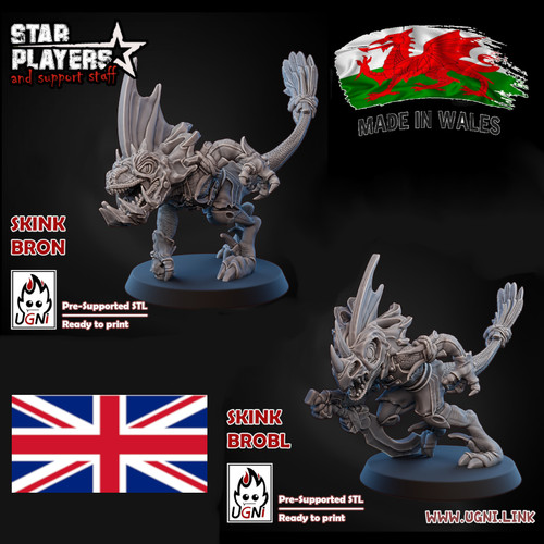 Lizardmen skink brobl - lizardmen, bron