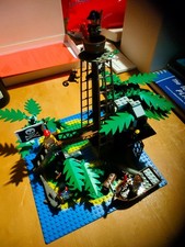 Vintage Lego Pirates Forbidden Island Set 6270 No Instructions, missing 1 oar