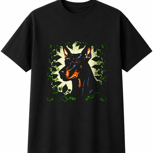 Doberman nature dog - in,