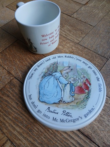 Beatrix potter ceramic - beatrix,