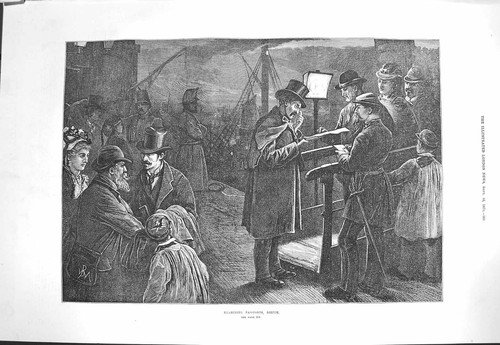 Old antique print - antique,
