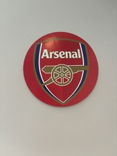 Official Arsenal FC Big Crest Badge Wall Sticker 18x18cm