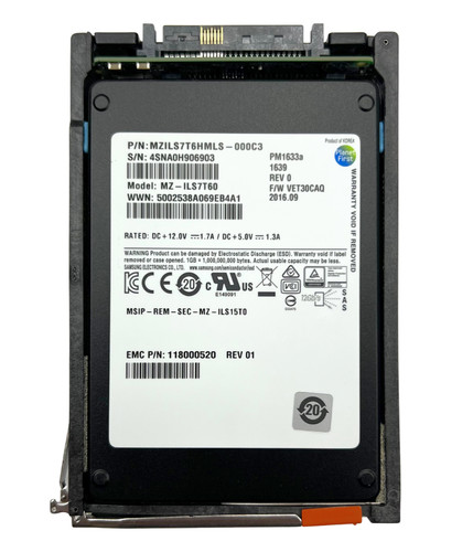 005052112 emc 68tb - 7.68tb, 12gb/s