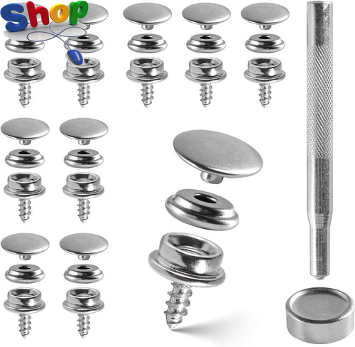 32pcs 15mm press stud kit - 32pcs,