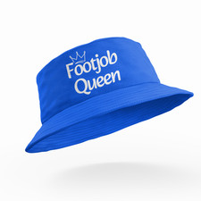 Footjob Queen Bucket Hat Foot Fetish Feet Funny Novelty Joke Present Gift