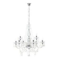 BHS Charlotte Chrome 9 Light Chandelier