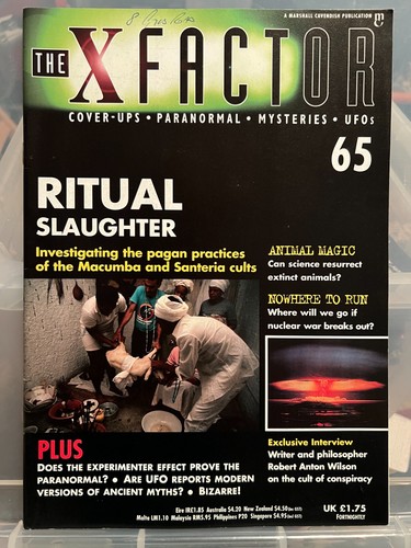 Vintage the factor - x, magazine