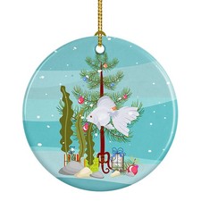 Caroline's Treasures Ryukin Goldfish Christmas Ceramic Ornament CK4516CO1