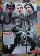 The Jam- Paul Weller live shot- Original 2002 Poster 36 x 24 inch Unused