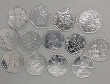 JOBLOT X 13 - 50p coin Fifty Pence,Olympics And More Circulated see photos (c85)