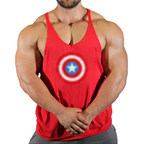 Men printed gym - printed,
