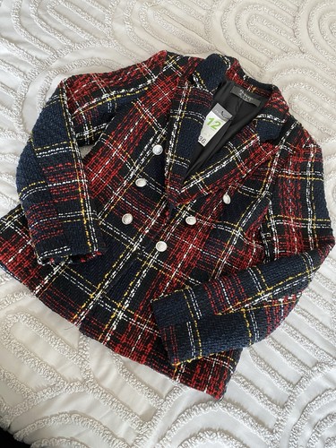 Ladies tweed blazer jacket - tweed,