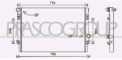Fits audi engine water - fits,