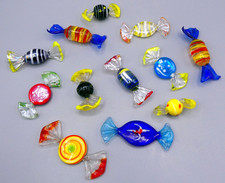 Murano Style Art Glass Candy