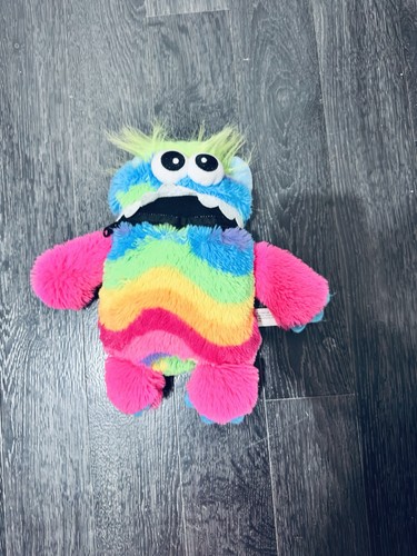 Rainbow worry monster plush - rainbow,