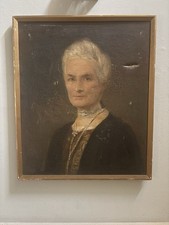 Old Portrait Oil Painting on