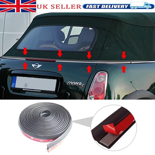 Rear soft top roof weather - rear,