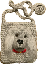 Poodle Dog Walking bag Crochet