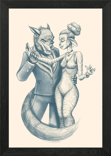 Tango framed wall art - tango, poster