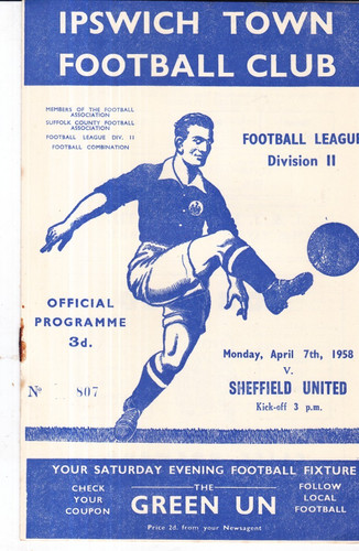 1957 1958 ipswich town - 1958, v
