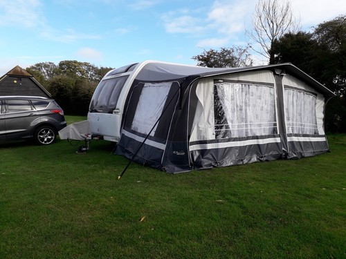 Full caravan awning fit - awning,