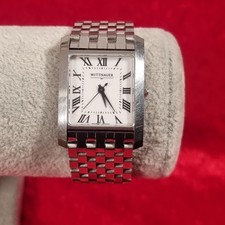 Wittnauer 10L17 Swiss Made Women`s Biltmore Stainless Steel 7 Quartz Watch