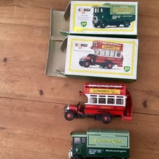 CORGI AEC 508 THORNYCROFT J TYPE BUS MINT MODELS BOXES SHOWING SOME WARE