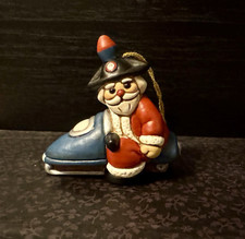 Rare Thun Santa Claus Italian Police ornament - Babbo Natale Carabinieri 2015
