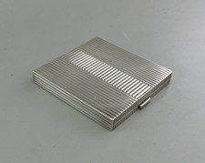 Art Deco Silver Compact W H