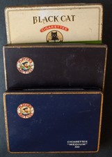 3 VINTAGE CIGARETTE TINS - 2