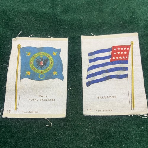 Silk cigarette cards flags 7th - silk,